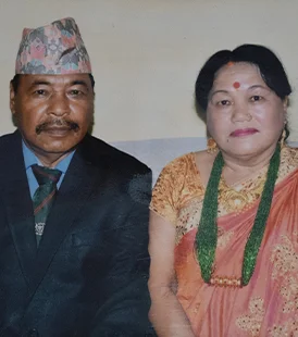 H _ Capt Duk Bahadur Gurung (4_1 GR)& Smt Sarita Gurung