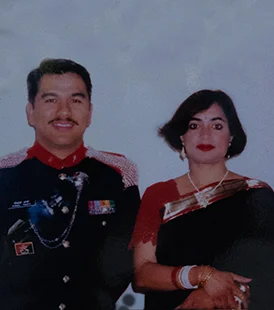 Lt Col Vishal & Smt Meeta Thapa